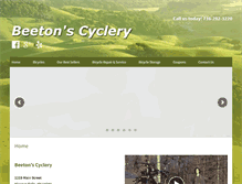 Tablet Screenshot of beetonsbikes.com